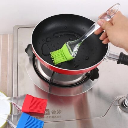 Cake Mixer Spatula and Pastry Brush Set Tools for Effortless Mixing, Smooth Cake Preparation, and Precise Pastry Application in the Kitchen